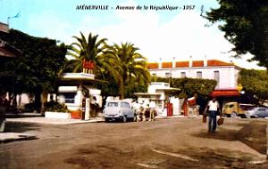 Menerville - Avenue de la Republique - 1957